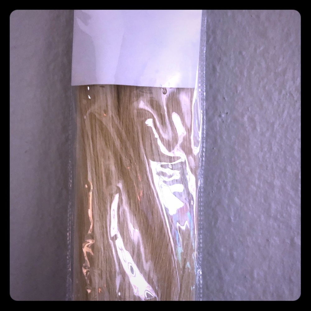 Weft human hair extensions